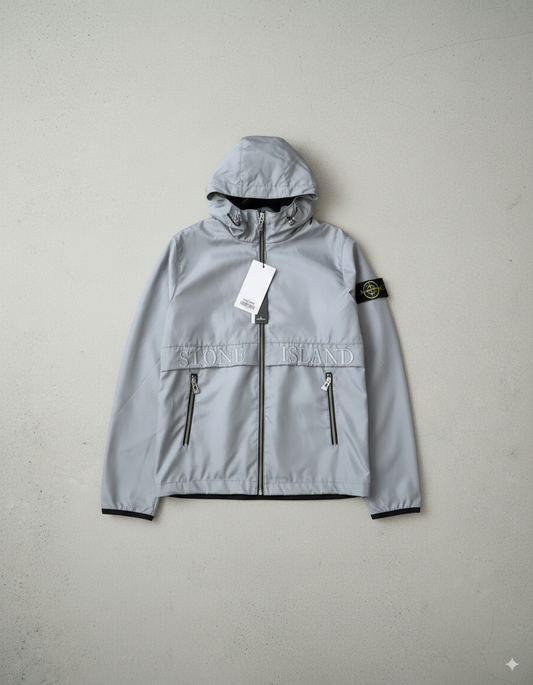 Giacca a vento/field jacket con cappuccio Stone Island